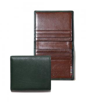 フジタカ アクセサリーズ ネイション コンパクト 二つ折り財布 カード段6の画像
