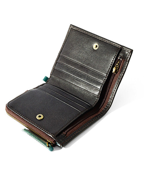 二つ折り財布 レザー/6056124
