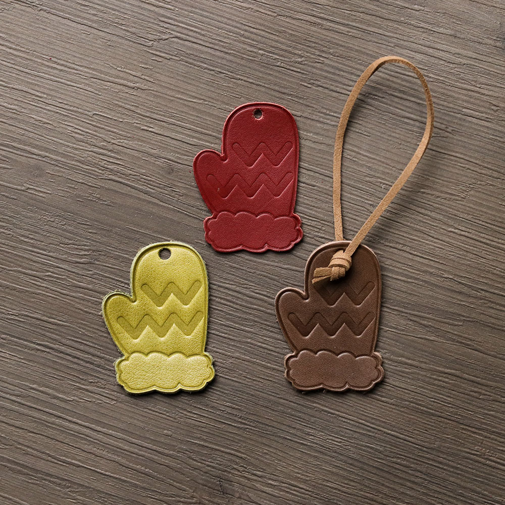 レザーオーナメントプレゼント 手袋