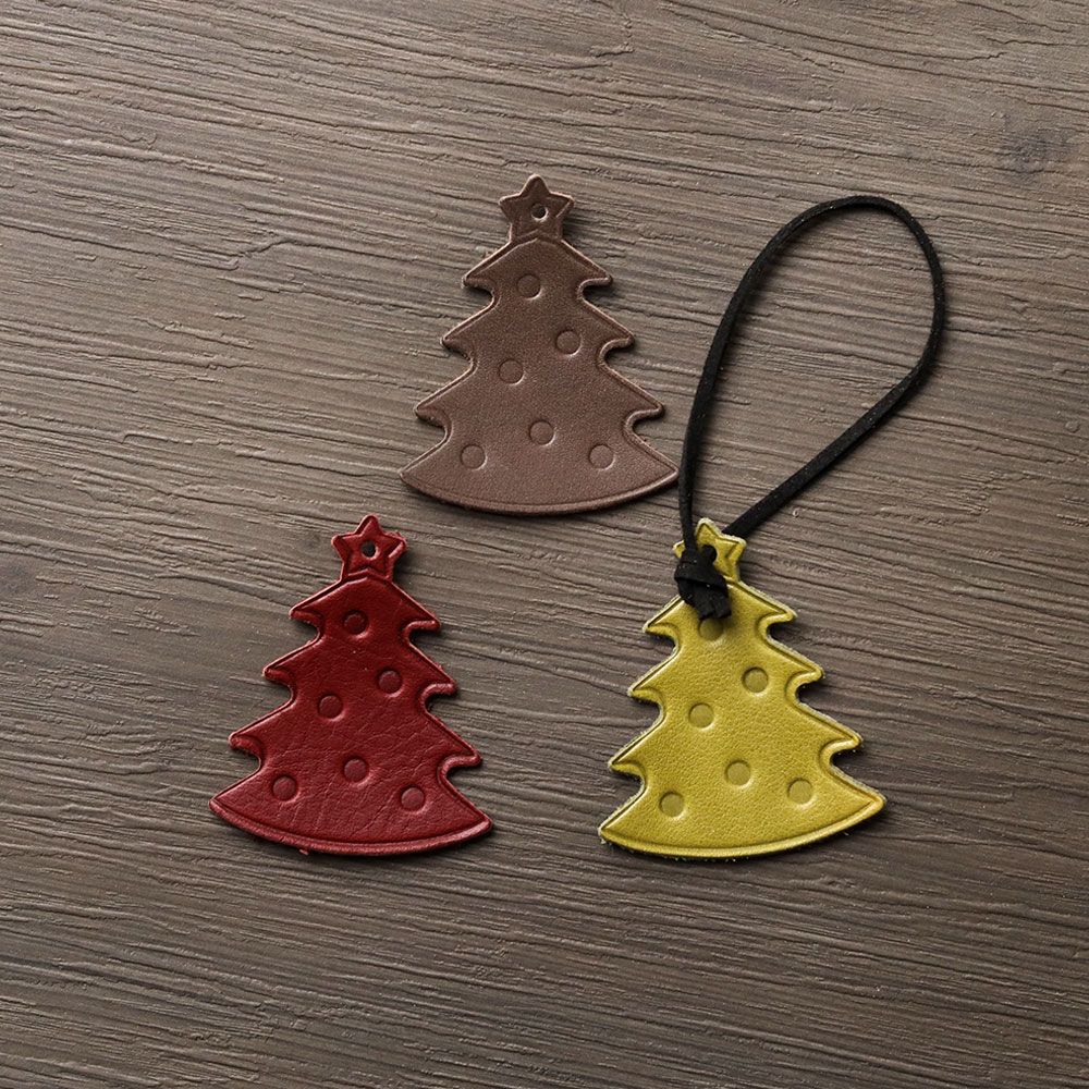 レザーオーナメントプレゼント ツリー