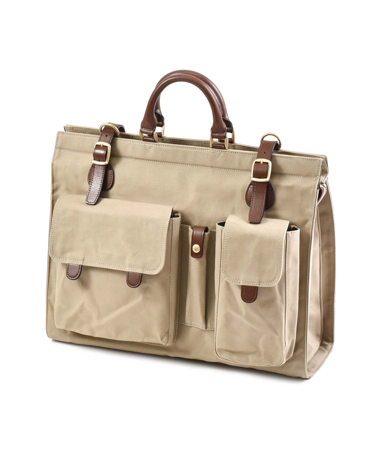 シルバーレイククラブ 9号帆布 ボストンバッグ 43cm(ベージュ)