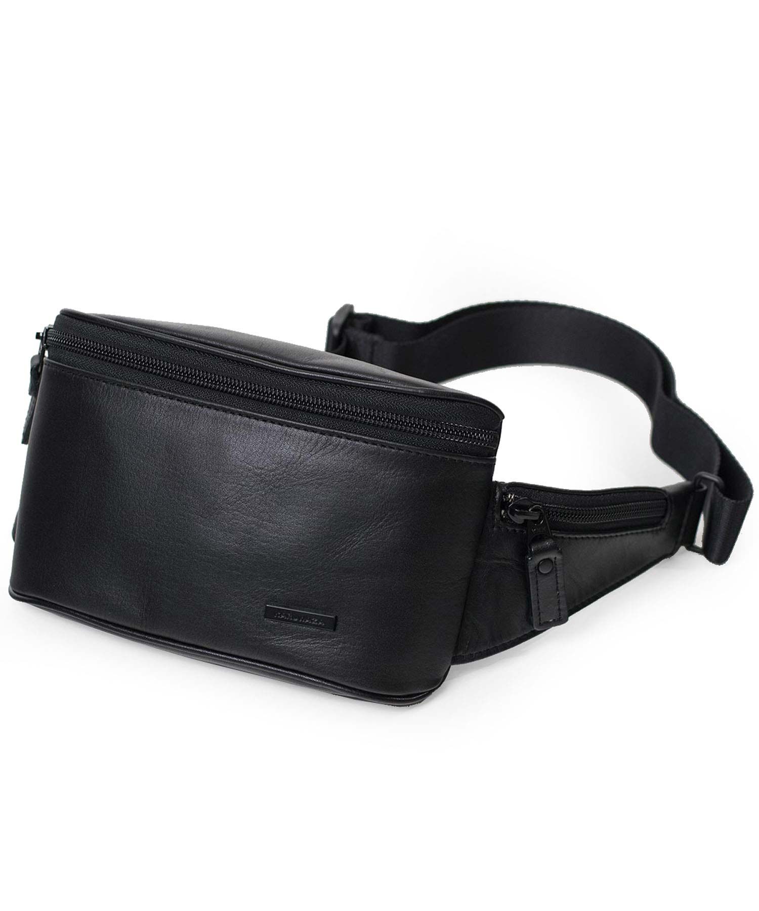 MCM レザー ウエストポーチ AB8390 カルワザ ウイングII レザーウエストポーチ 18cm メンズ No.18931