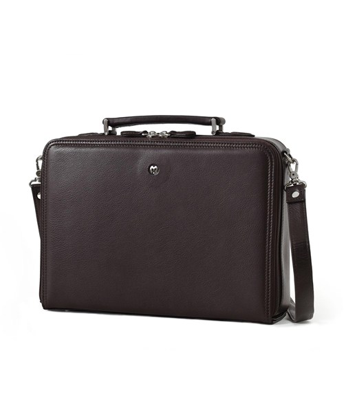 ミラ・ショーン クレスタ ショルダーバッグ兼用 レザービジネスバッグ A4ジャスト