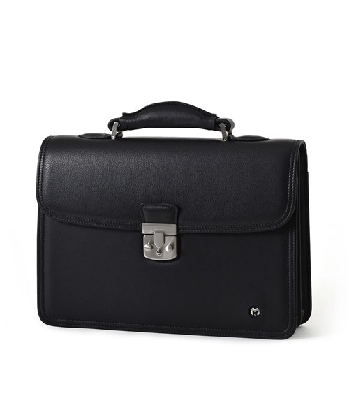 ミラ・ショーン クレスタ レザービジネスバッグ カブセ B5