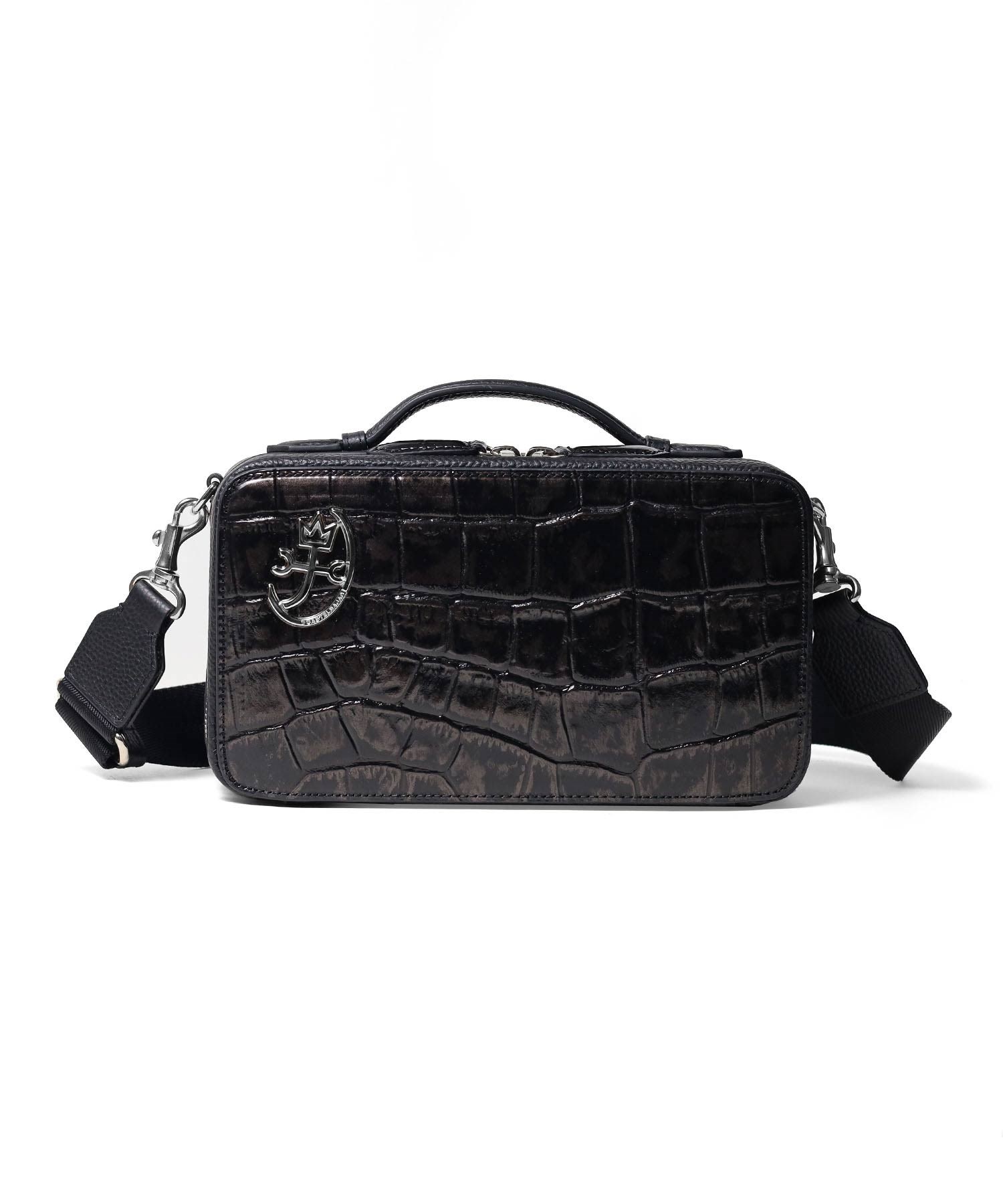 カステルバジャック ジプス レザーミニショルダーバッグ(クロ)