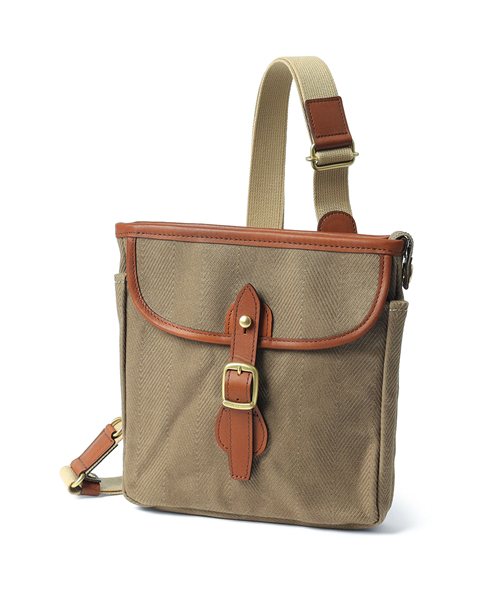 シルバーレイククラブ ヘリンボーン ショルダーバッグ 22cm