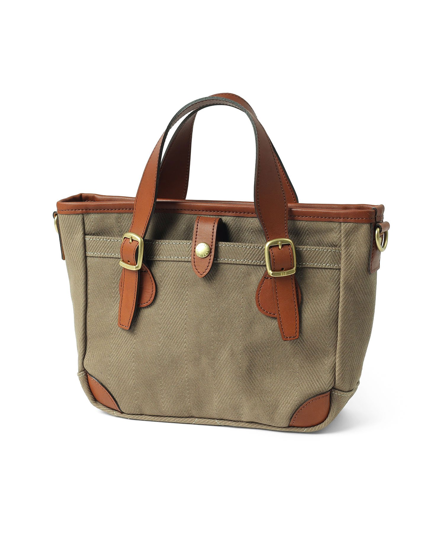 シルバーレイククラブ ヘリンボーン ドライビングトートバッグ 26cm(カーキ)