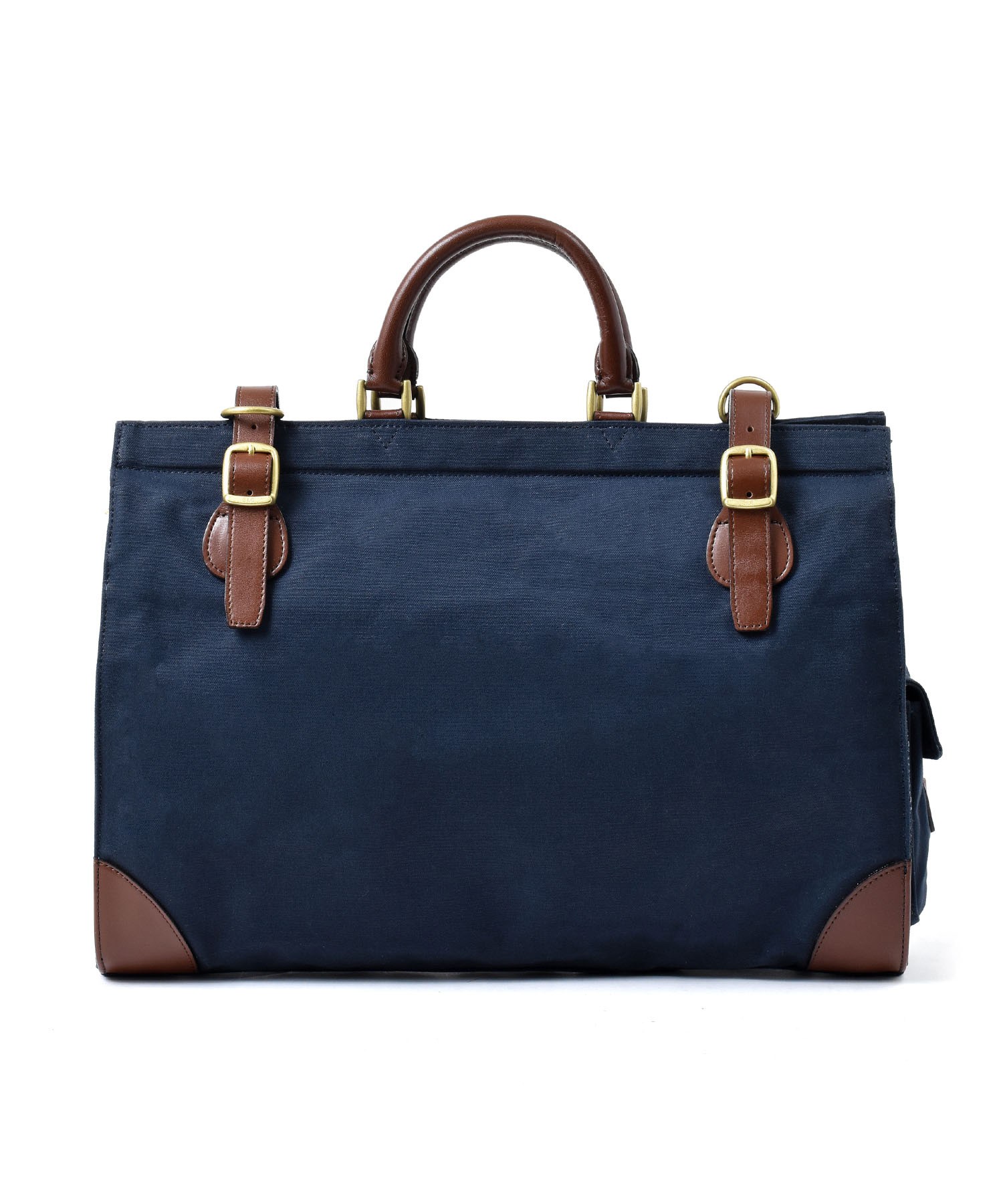 シルバーレイククラブ 9号帆布ネイビー ボストンバッグ 40cm(コン)