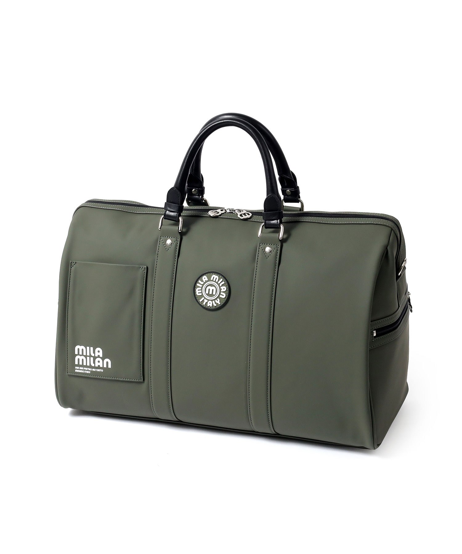 ミラ・ミラン ベスパ ボストンバッグ(カーキ)