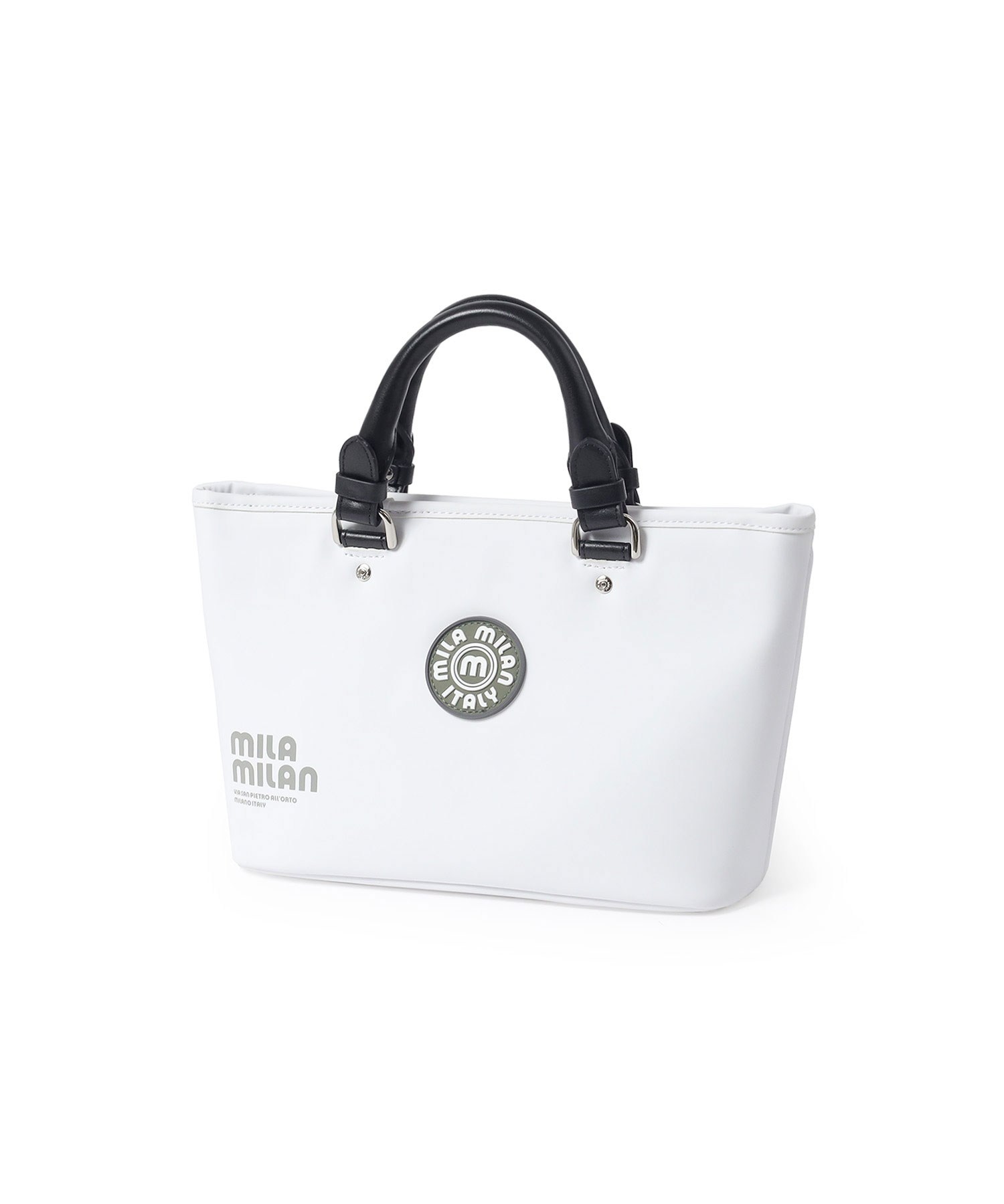 ミラ・ミラン ベスパ ミニトートバッグ(シロ)