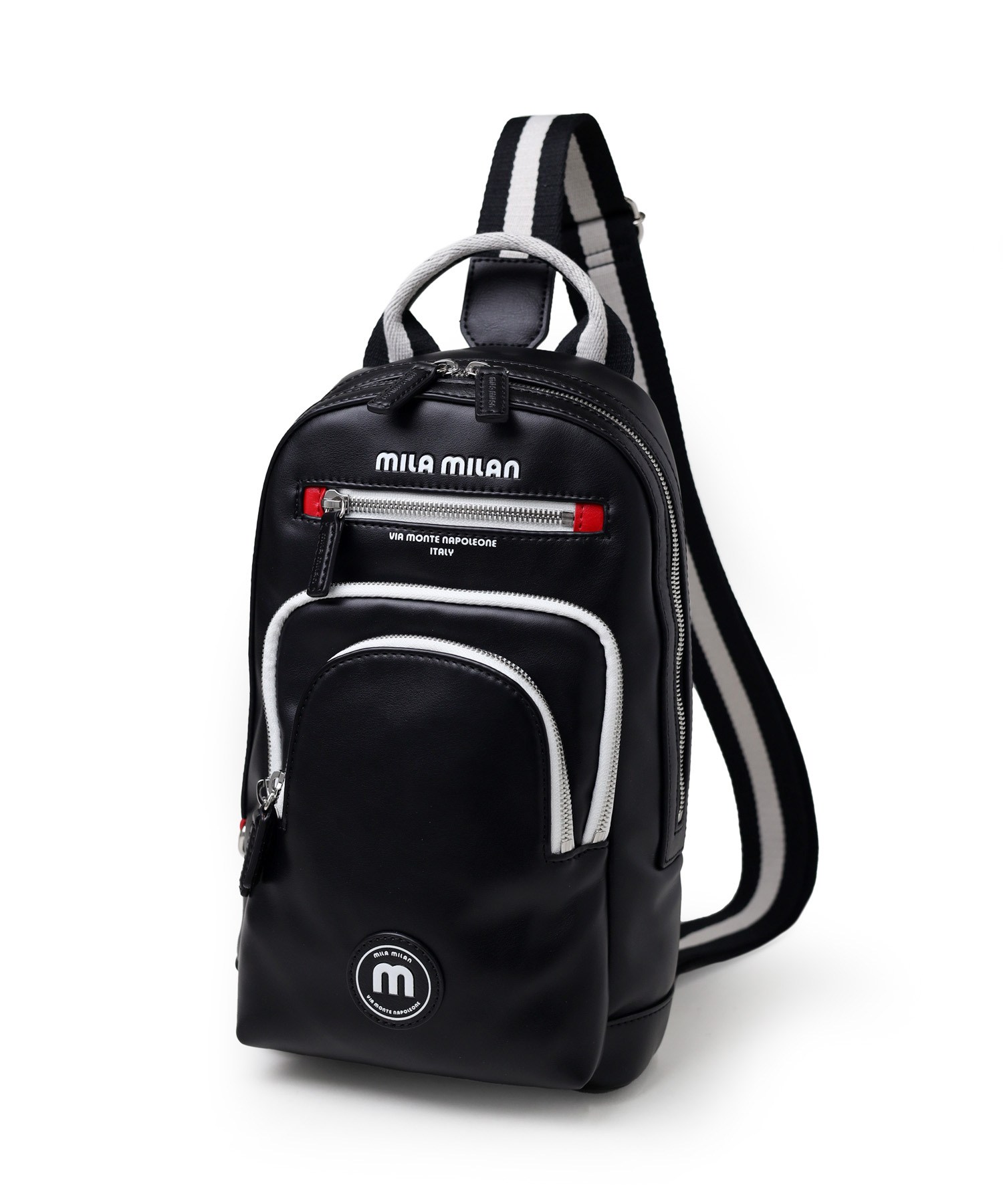 ミラ・ミラン ロッソ ワンショルダーバッグ(クロ)