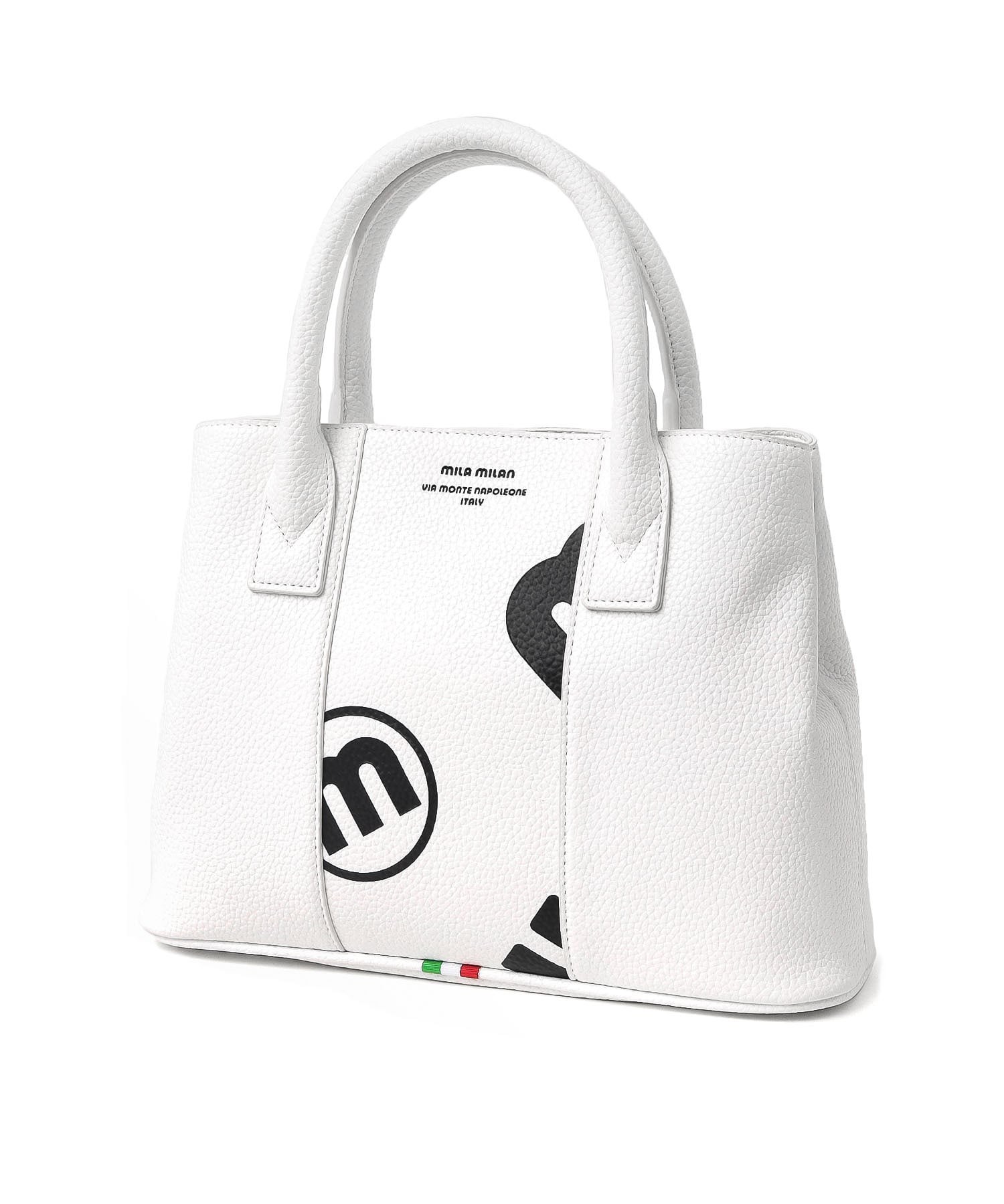 ミラ・ミラン ロペ ドライビングトートバッグ(シロ)