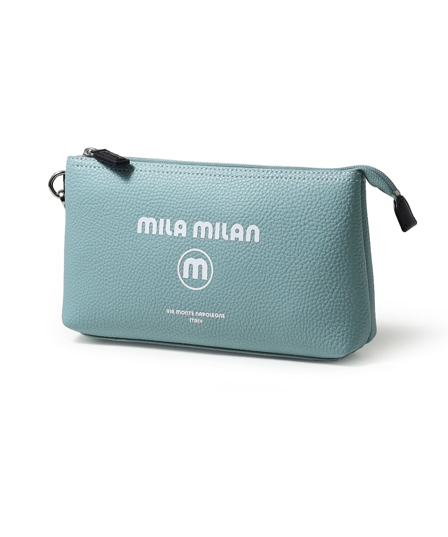 ミラ・ミラン コルソ クラッチバッグ(ライトブルー)
