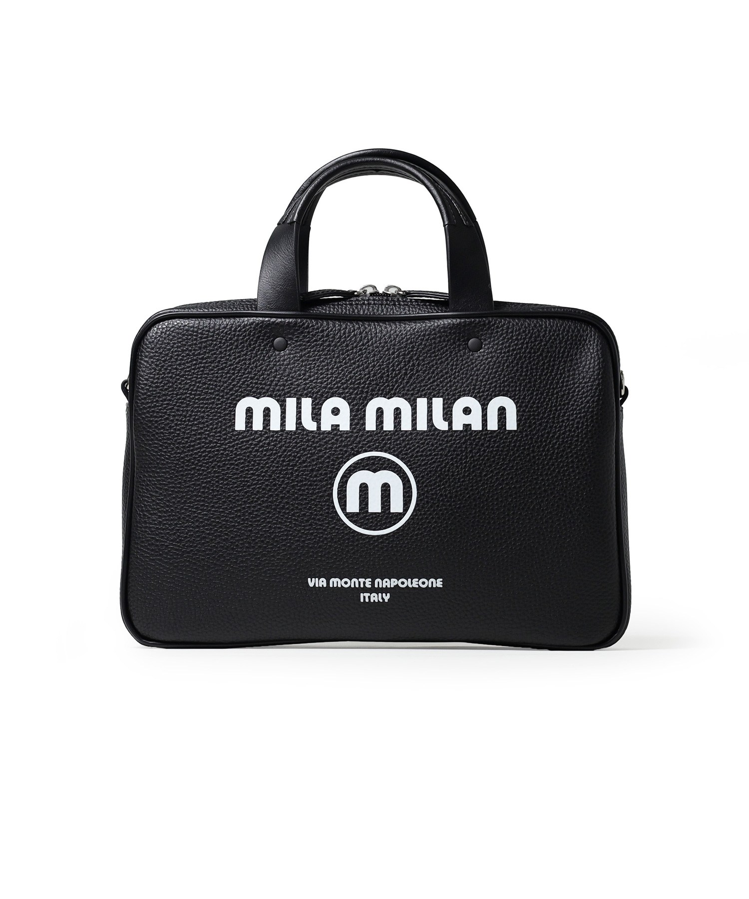 ミラ・ミラン コルソ ミニブリーフバッグ(クロ)