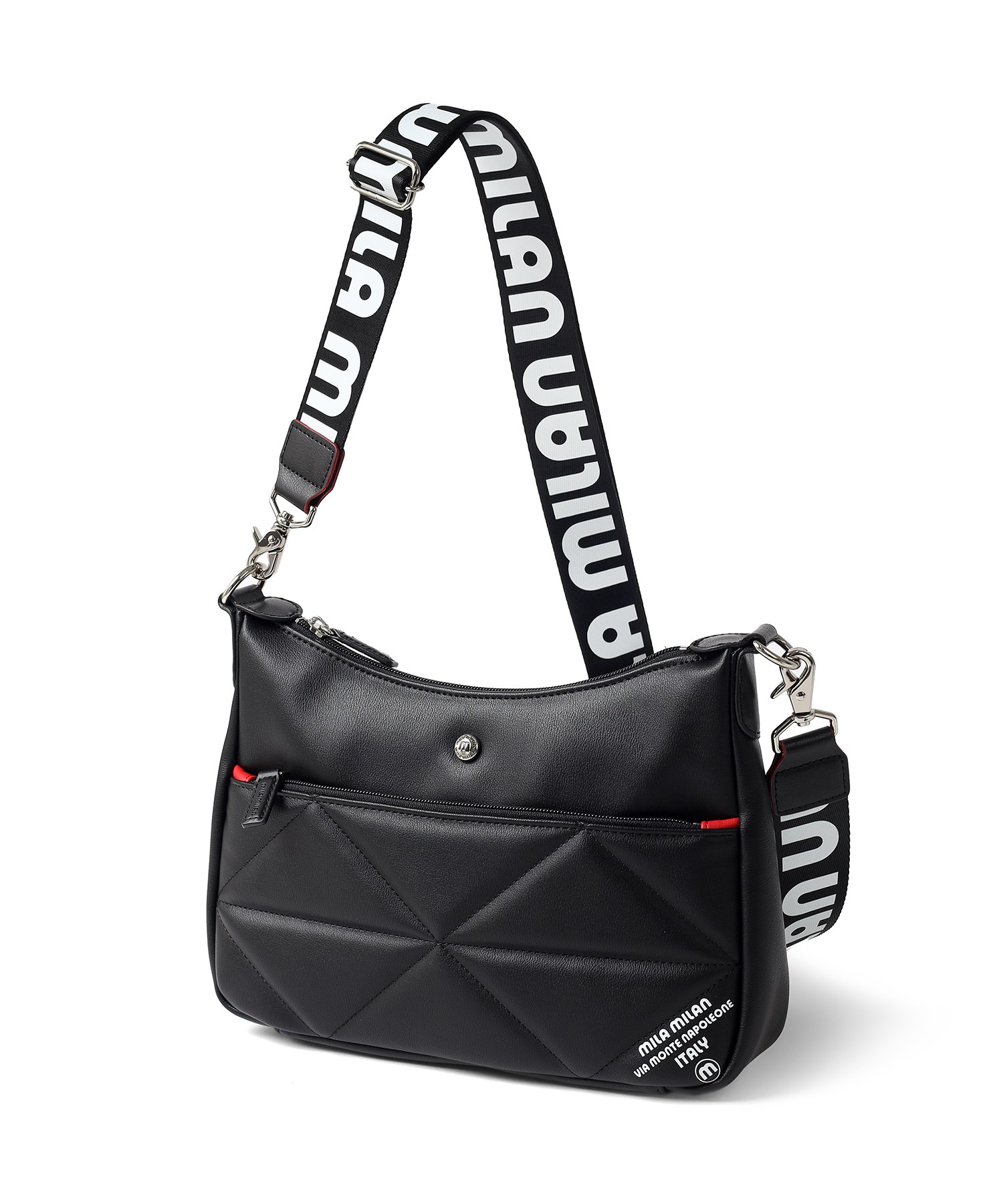 ミラ・ミラン テトラ ショルダーバッグ(クロ)