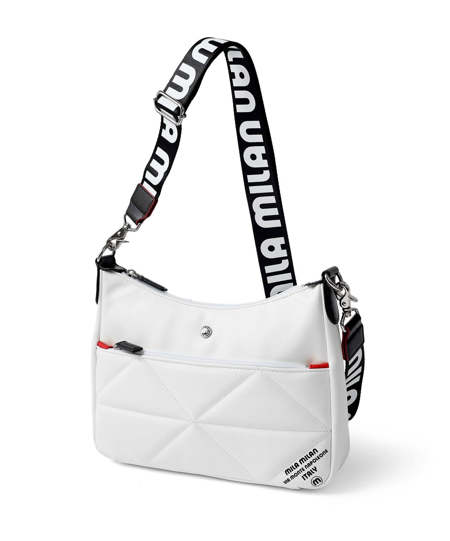 ミラ・ミラン テトラ ショルダーバッグ(シロ)