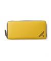 ミラ・ミラン コパー ラウンドファスナー長財布 カード段12(イエロー)
