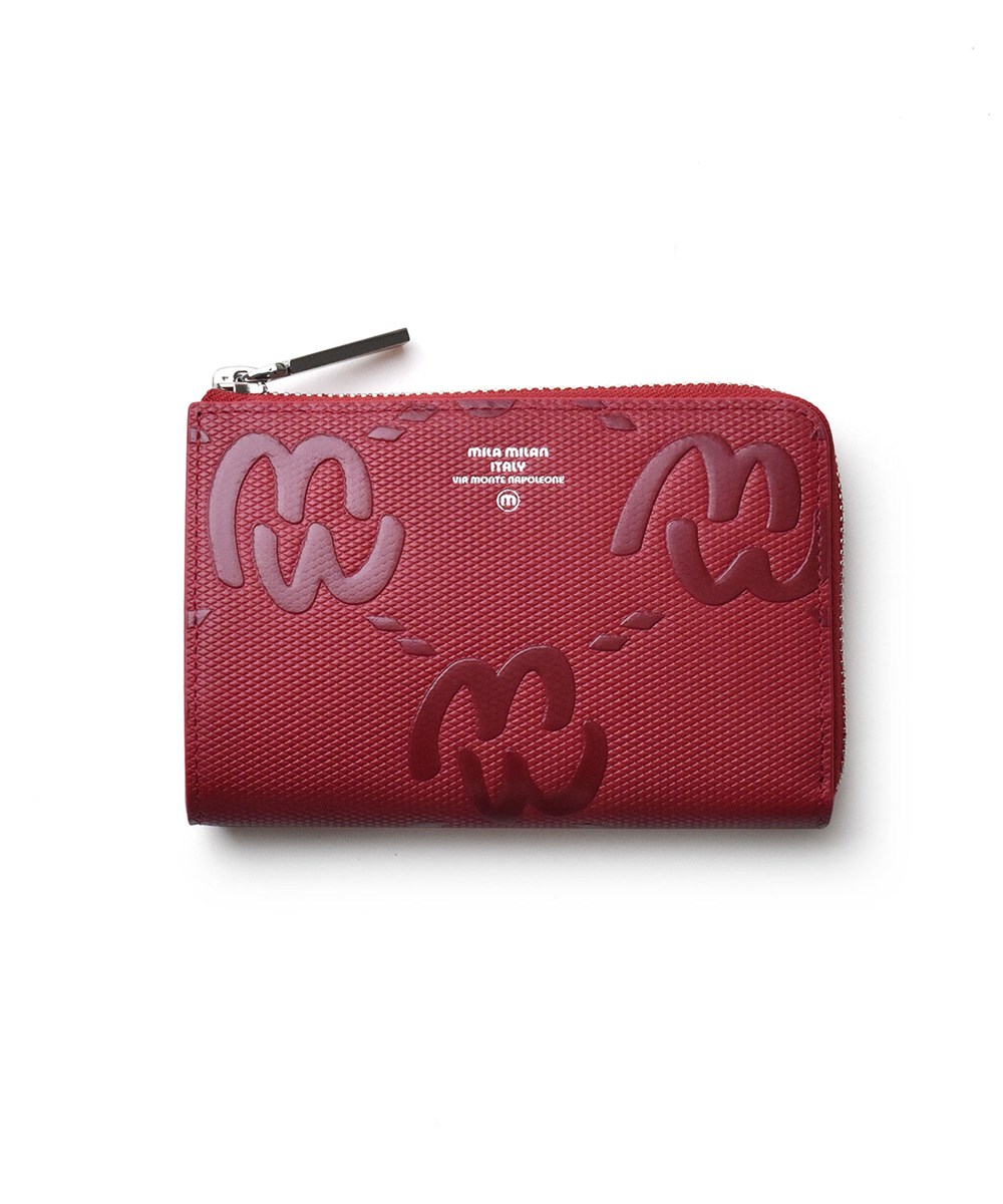 ミラ・ミラン ミオ L字ファスナー セミ長財布 カード段6