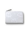 ミラ・ミラン ミオ L字ファスナー セミ長財布 カード段6(シロ)