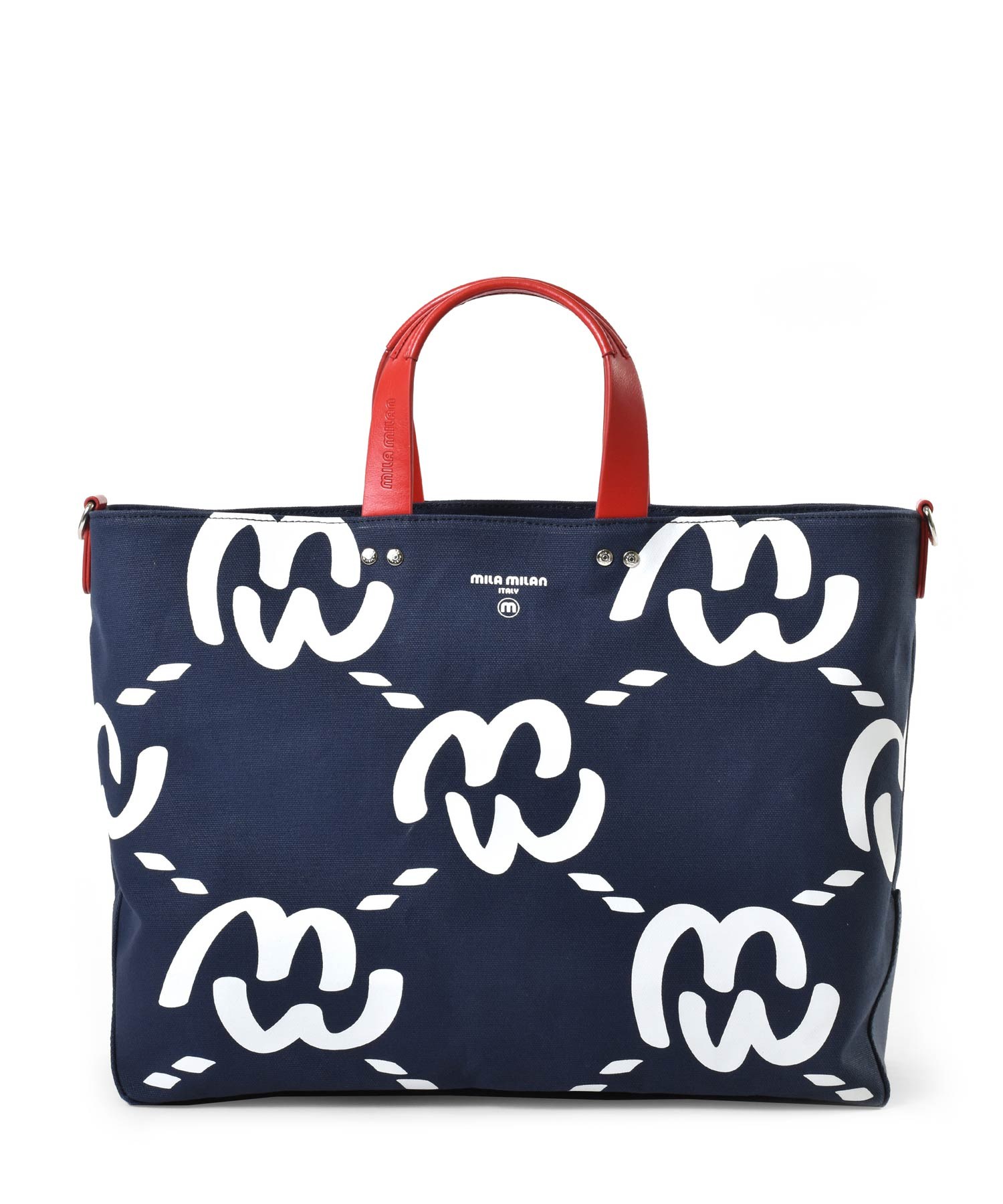 Mulberry ボストンバッグ ハンドバッグ ハート デニム地 紺 ミラ・ミラン ミミ トートボストンバッグ B4 2WAY メンズ No.259712