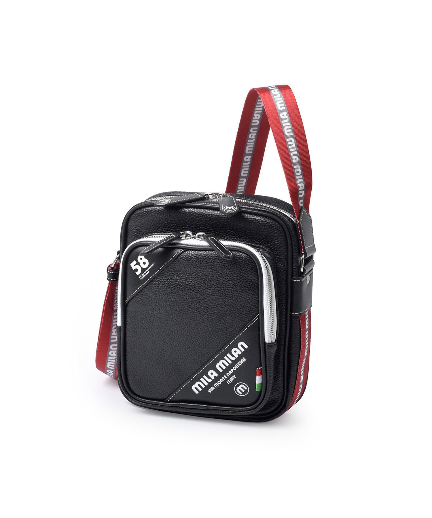 ミラ・ミラン トラスト ミニショルダーバッグ(クロ)