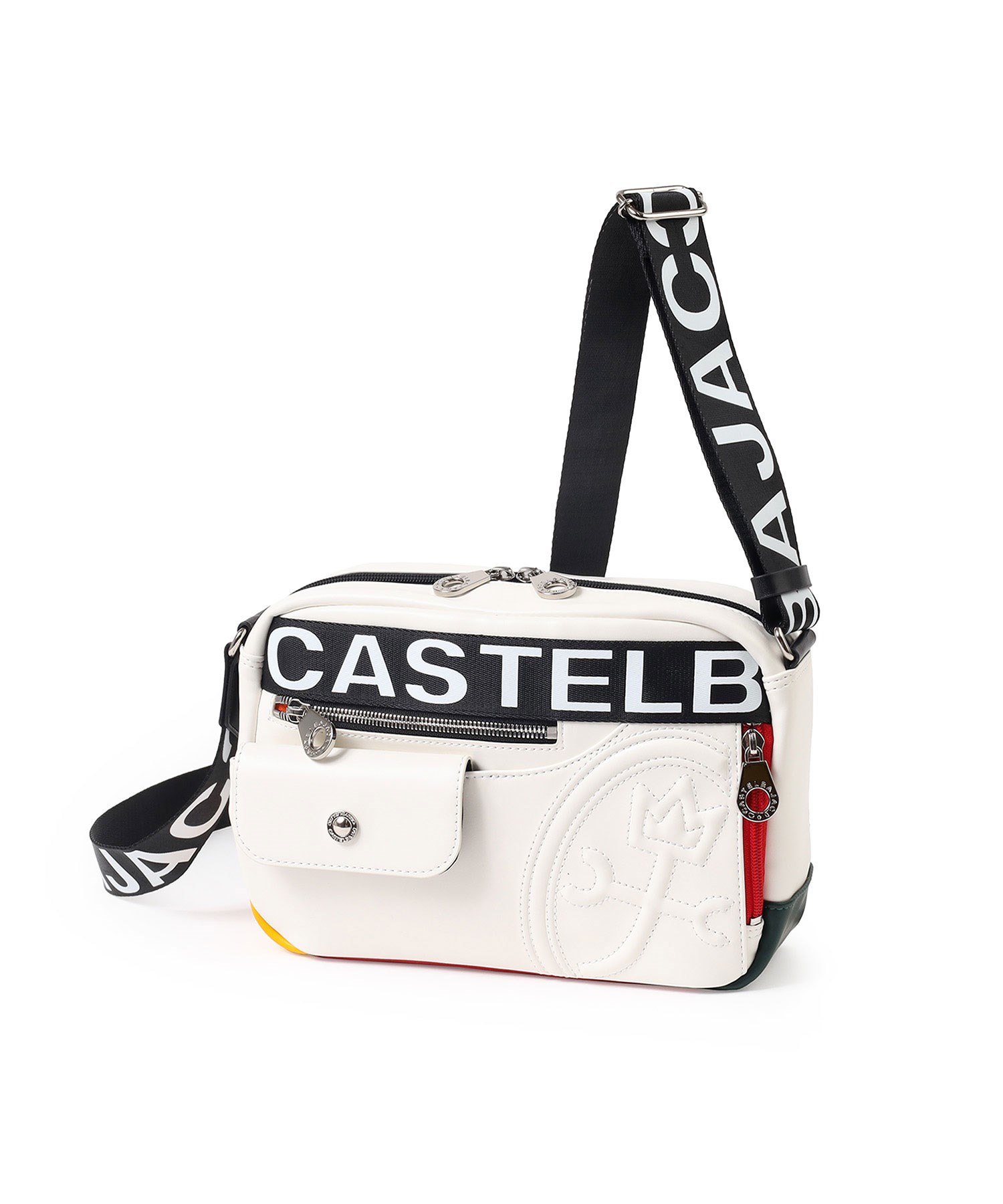 カステルバジャック ダルトン ショルダーバッグ ヨコ型(シロ)