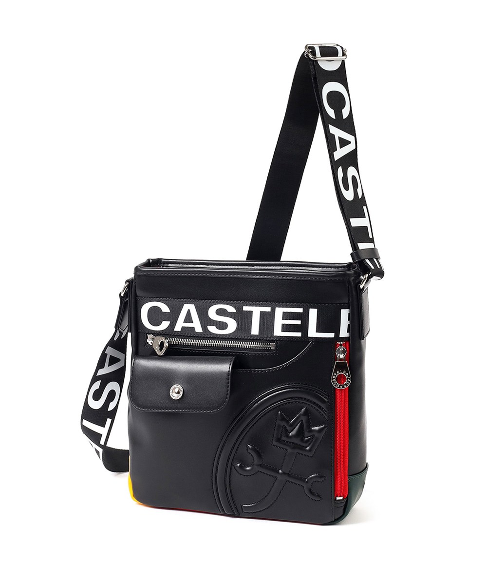 カステルバジャック ダルトン ショルダーバッグ タテ型(クロ)