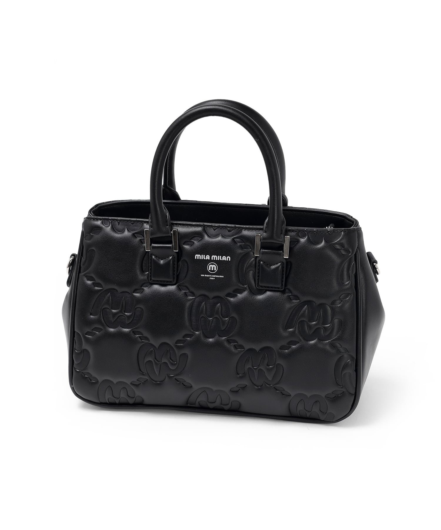 ミラ・ミラン カリーナ ミニトートバッグ(クロ)