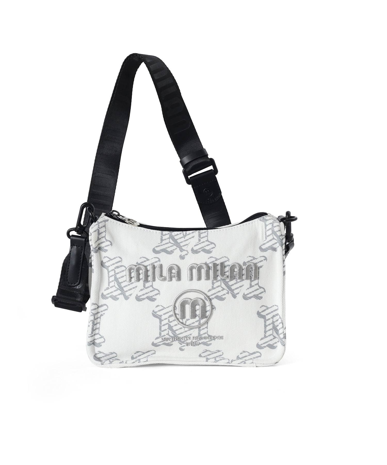 ミラ・ミラン デニーモ ミニショルダーバッグ(シロ)