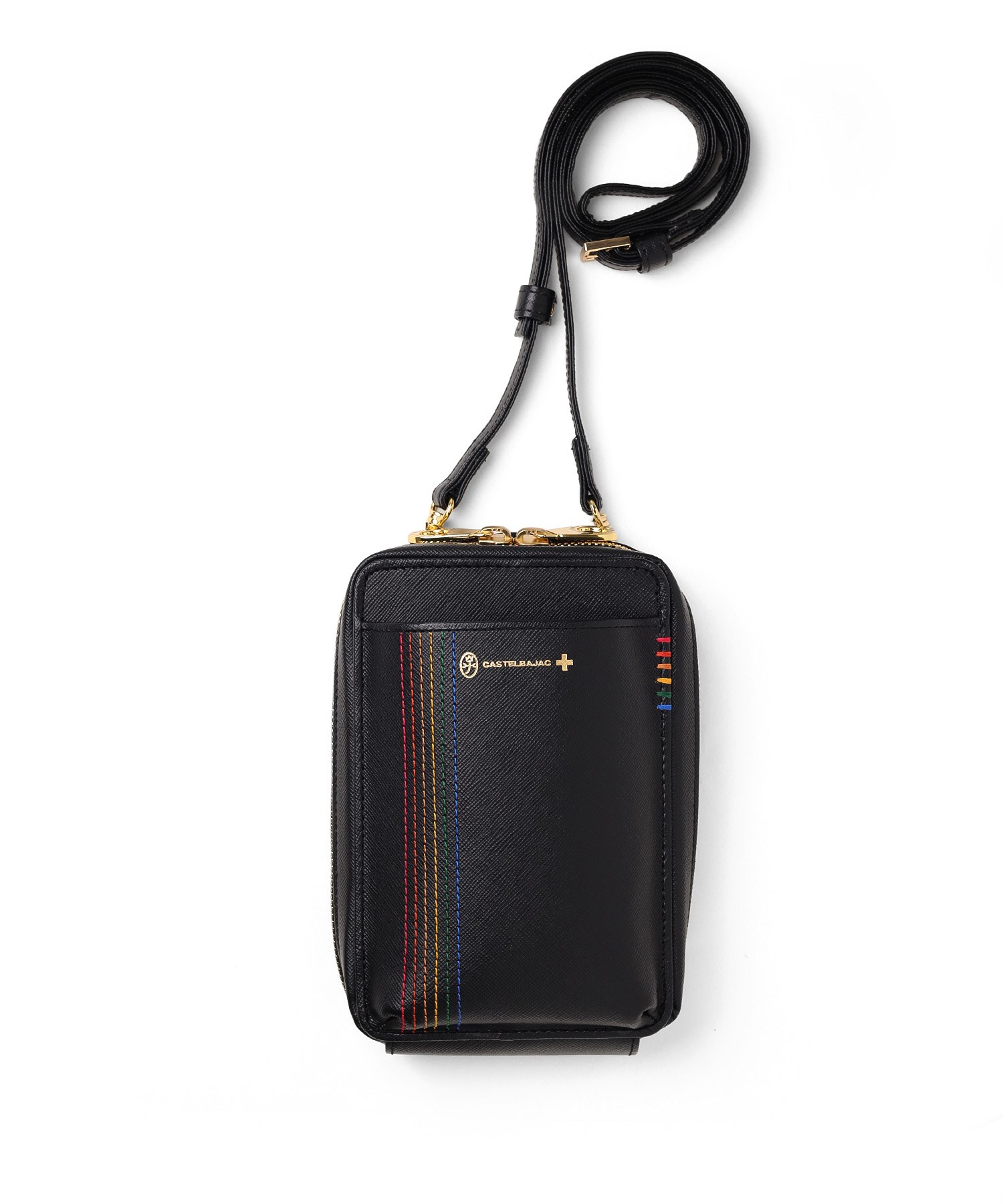 カステルバジャック シェスト スマホショルダーバッグ M(クロ)