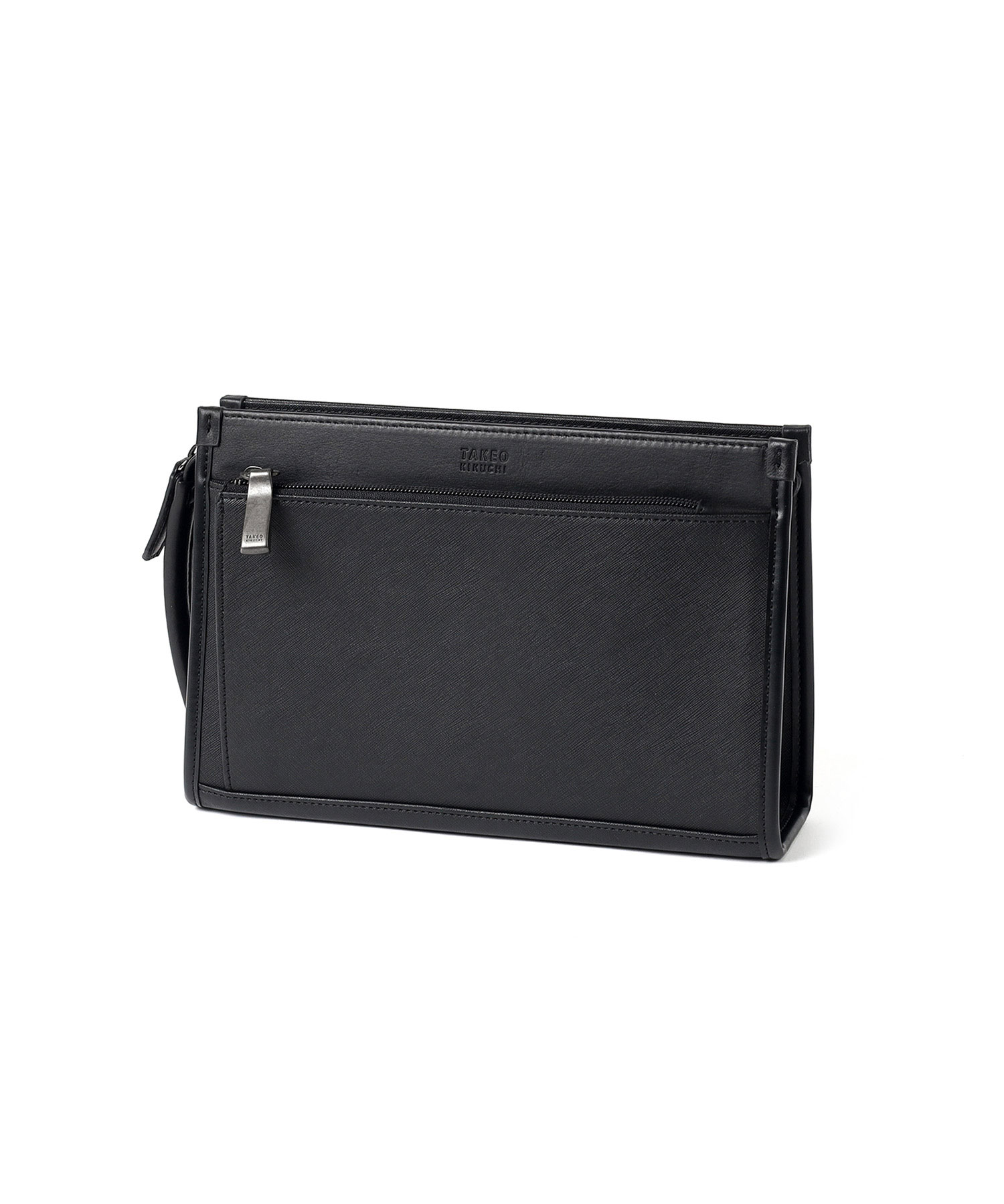 タケオキクチ ナビ メンズポーチ 27cm(クロ)