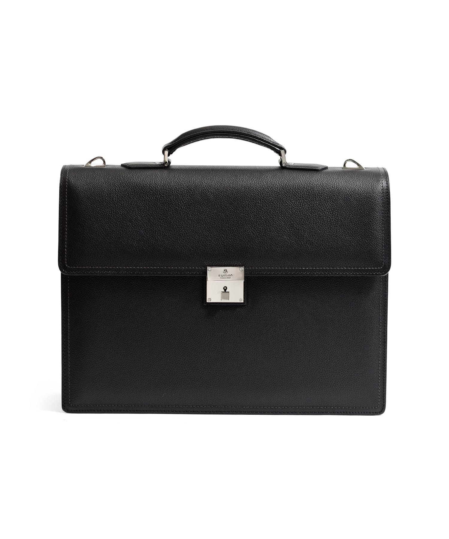 ランバン コレクション マクシム レザービジネスバッグ A4 カブセ(クロ)