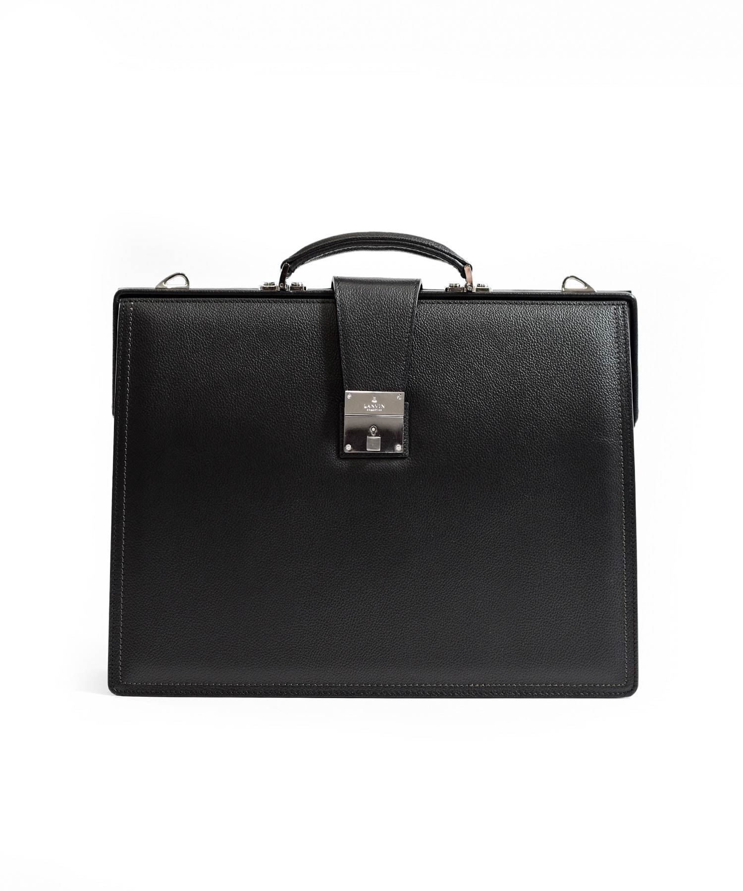 ランバン コレクション マクシム レザーダレスバッグ A4(クロ)