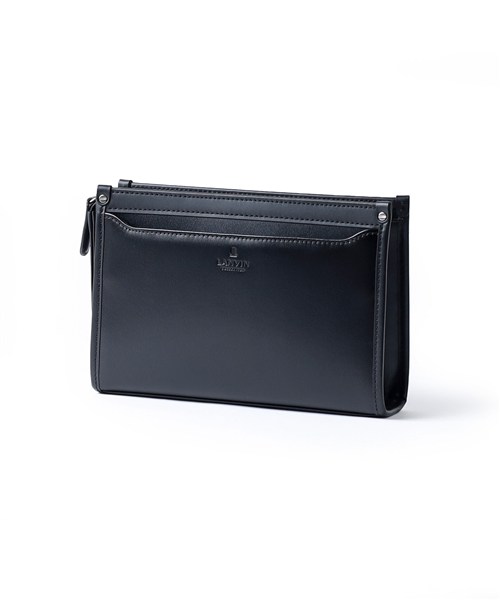 ランバン コレクション ニューフロー レザークラッチバッグ 27cm