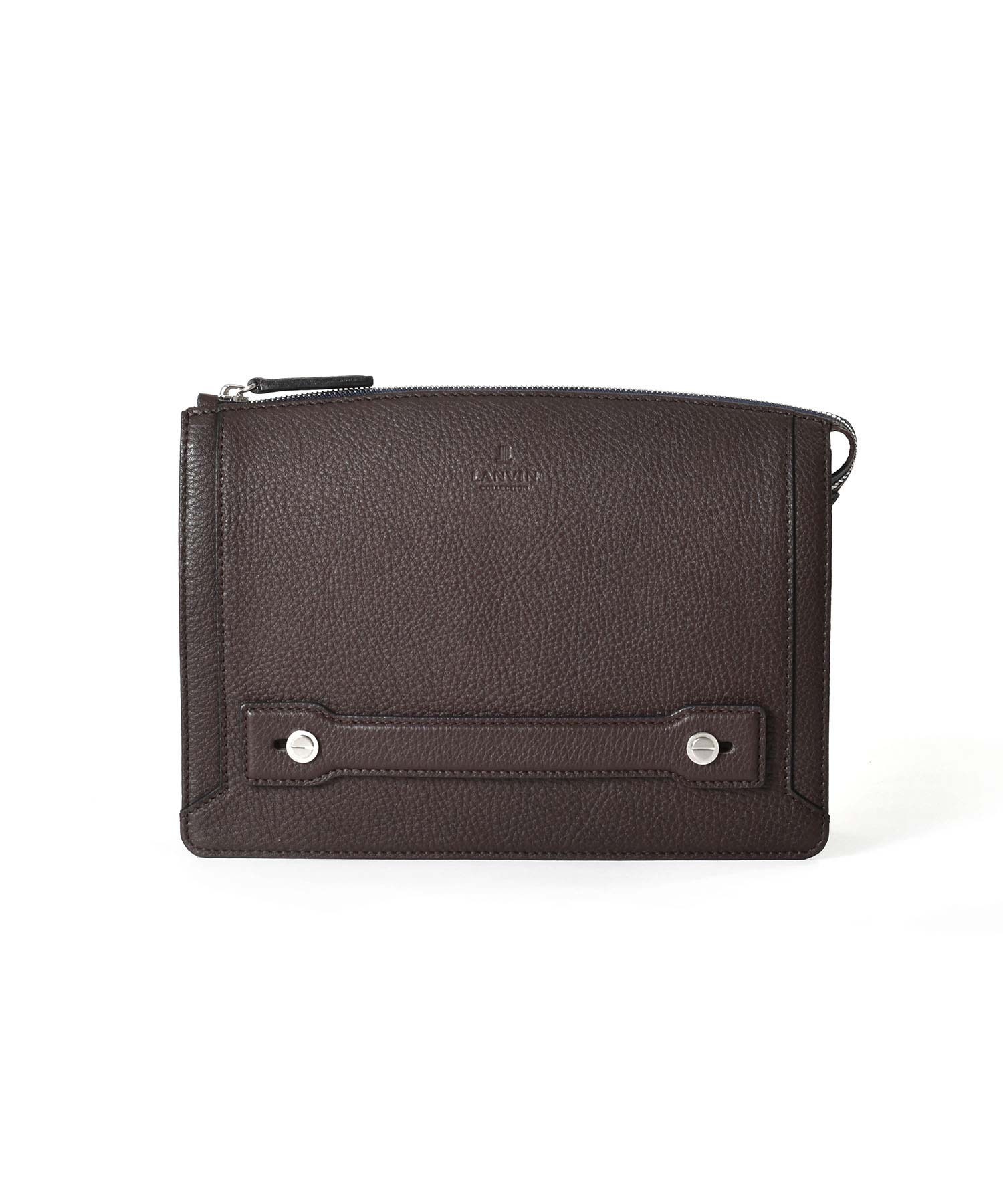 ランバン コレクション コト― レザークラッチバッグ 2WAY ミニ(チョコ)