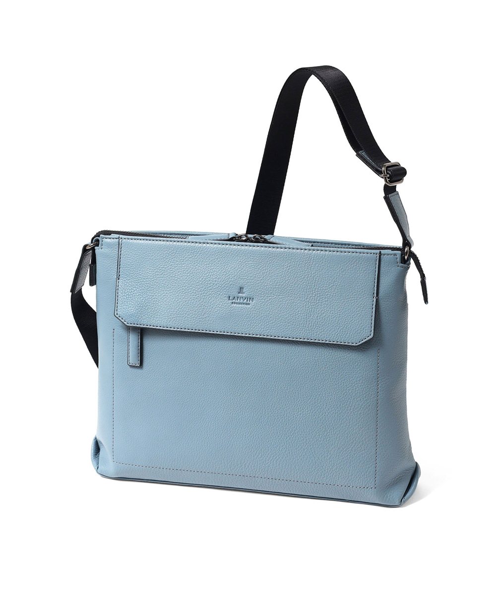 ランバン コレクション カンヌ レザーショルダーバッグ A4