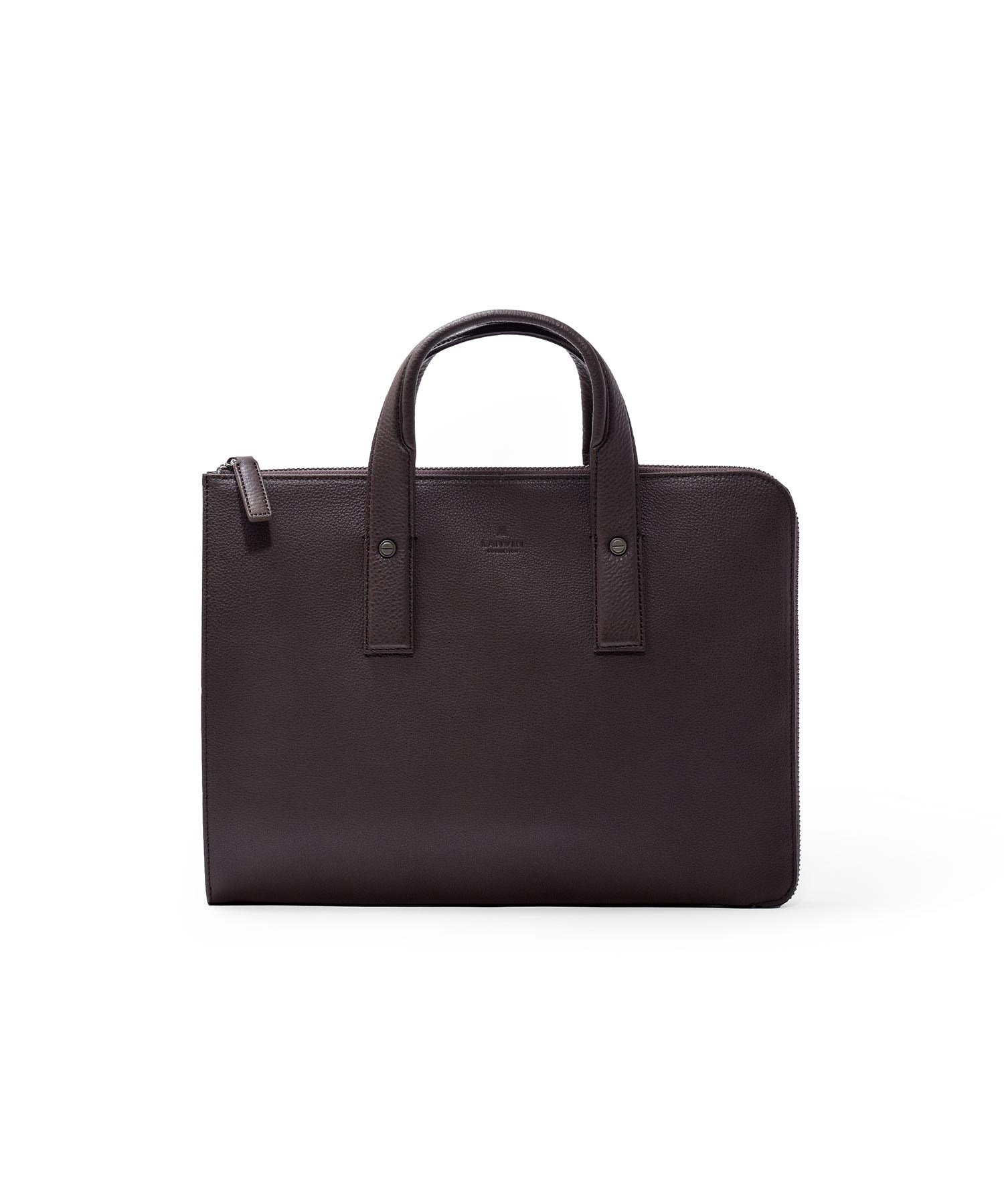 ランバン コレクション ルーヴル レザービジネスバッグ A4ジャスト(チョコ)