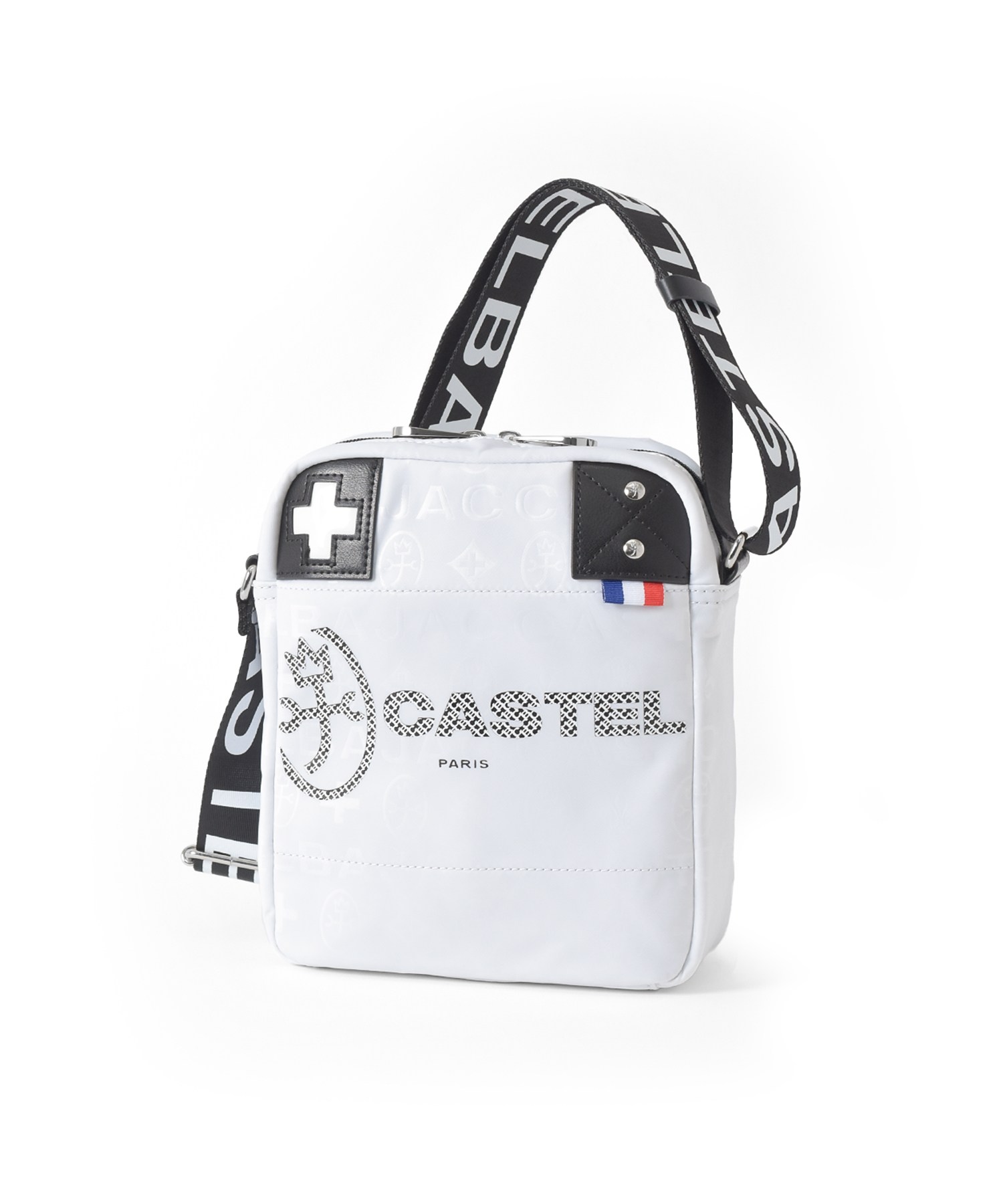 カステルバジャック パセ ミニショルダーバッグ タテ型(シロ)