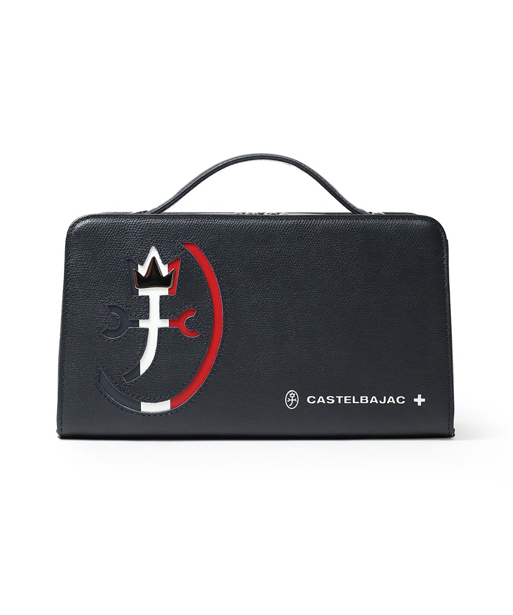 カステルバジャック カルネ レザーメンズバッグ(クロ)