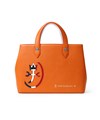 カステルバジャック カルネ レザードライビングトートバッグ(オレンジ)