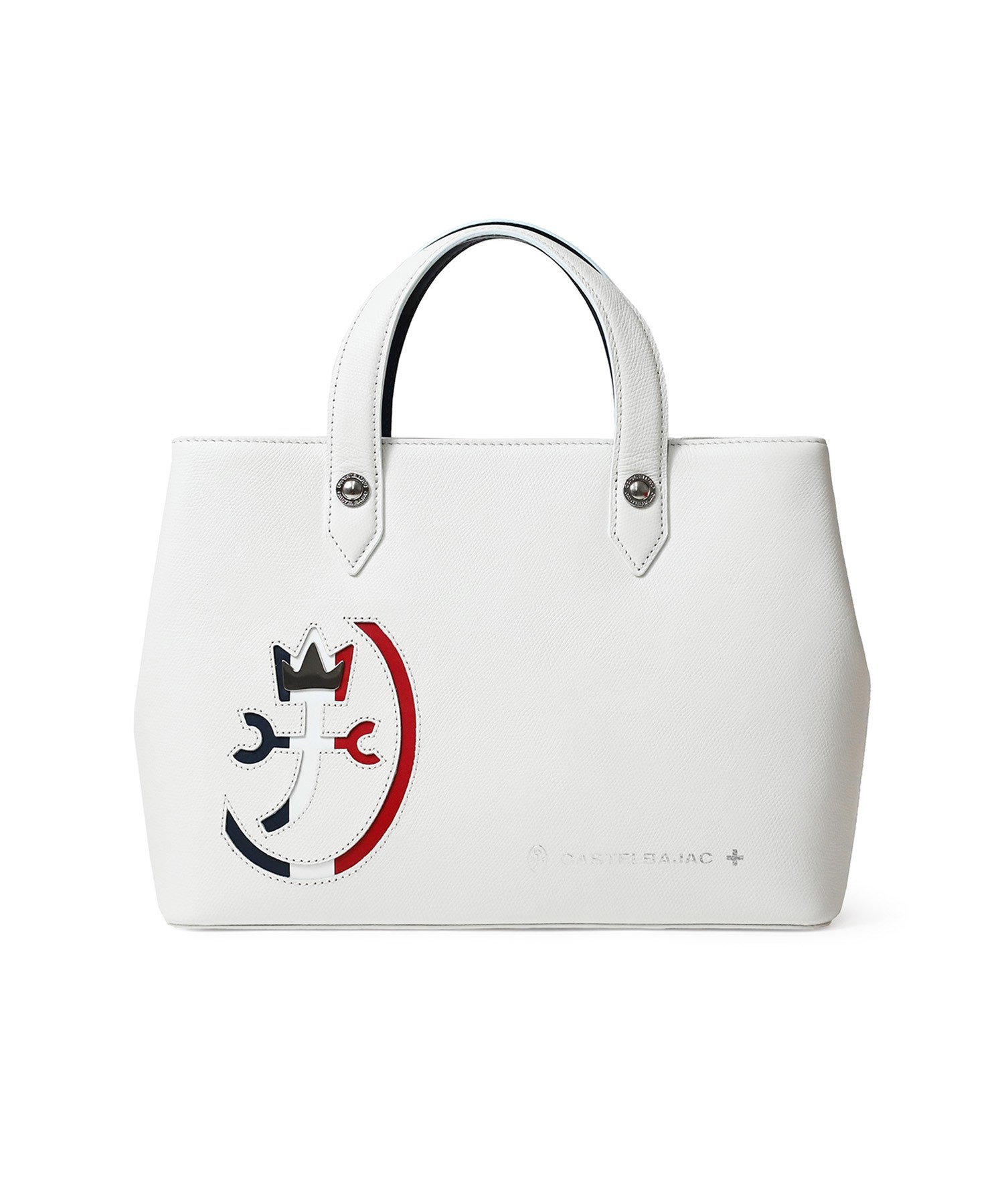カステルバジャック カルネ レザードライビングトートバッグ(シロ)
