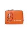 カステルバジャック カルネ パスケース兼用小銭入れ(オレンジ)