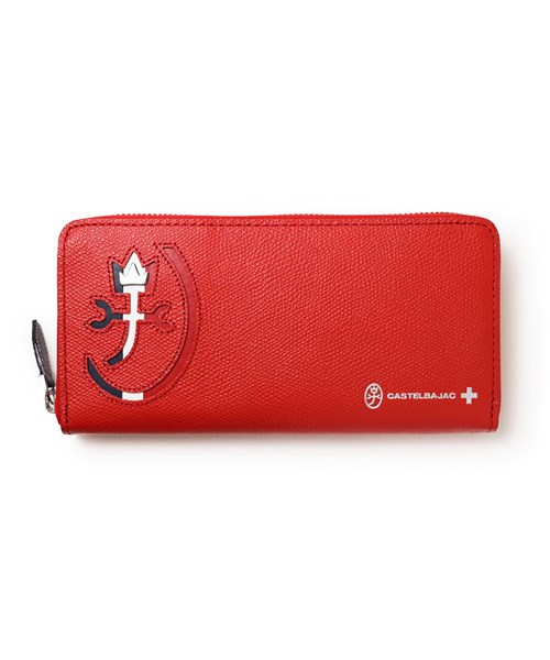 カステルバジャック カルネ小物 ラウンドファスナー長財布 カード段18