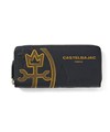 カステルバジャック カヌレ ラウンドファスナー長財布 カード段13(クロ)