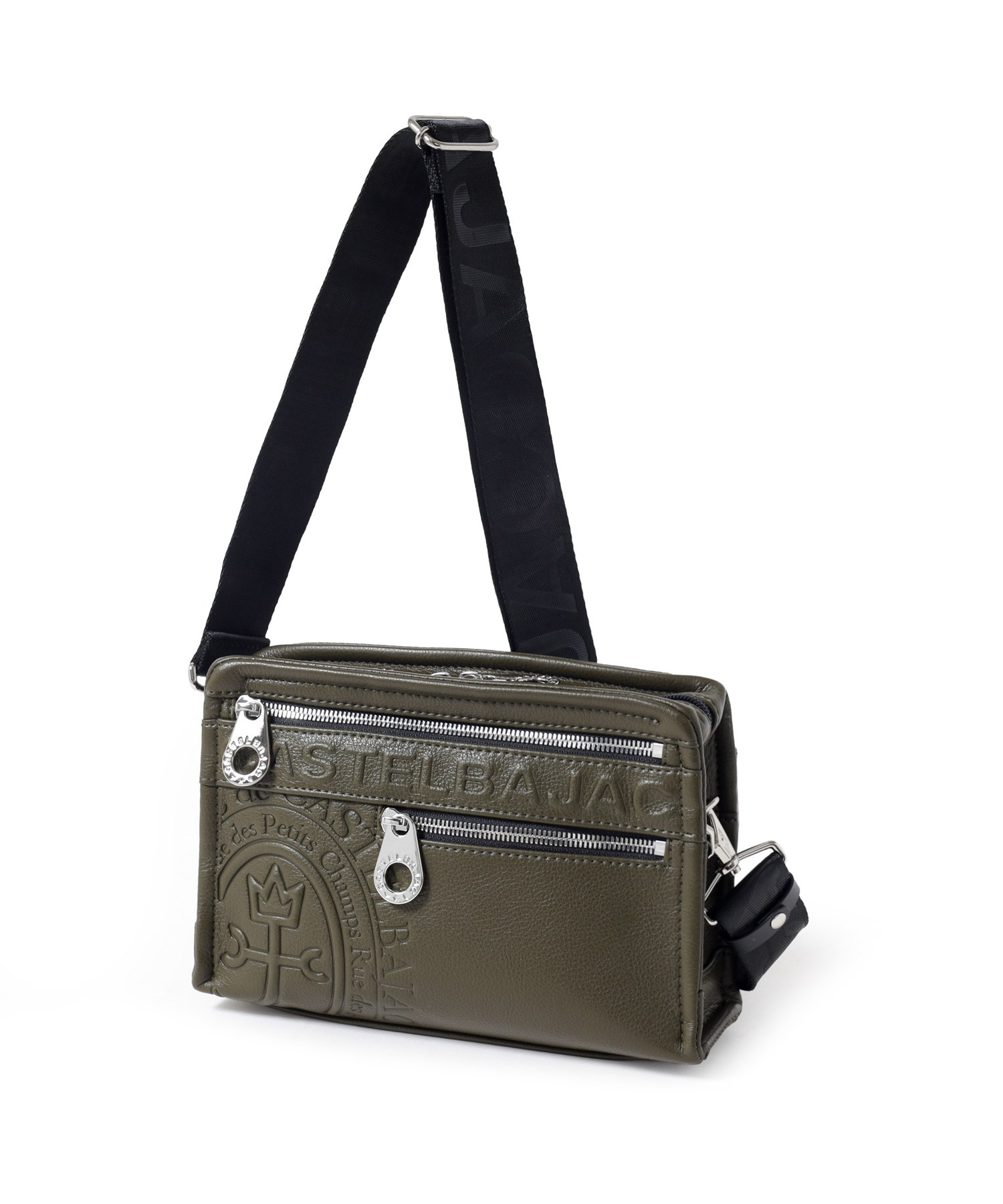 カステルバジャック ダナン ショルダーバッグ 横型(カーキ)