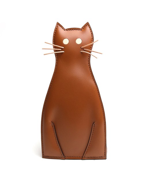 SO-ZACCA ねこの本革貯金箱 大