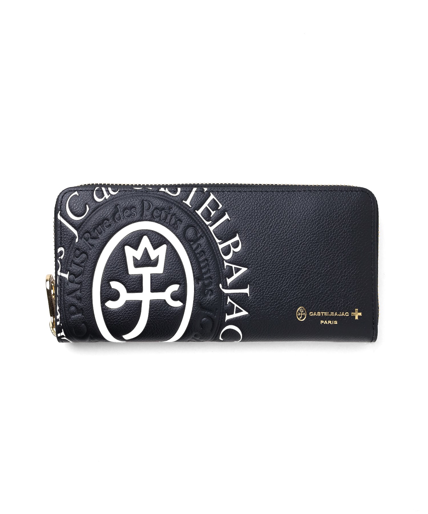 【新品】CASTELBAJAC ABBA アバ 長財布 095606/紺 カステルバジャック コメット ラウンドファスナー長財布（カード段12