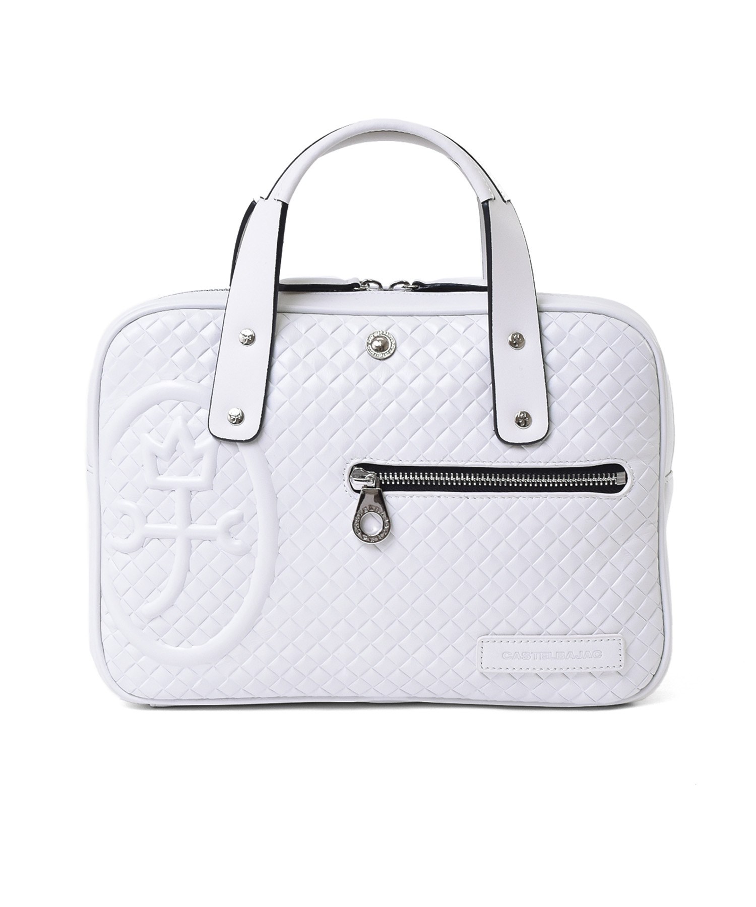 カステルバジャック ガルボ レザーミニブリーフケース B5(シロ)