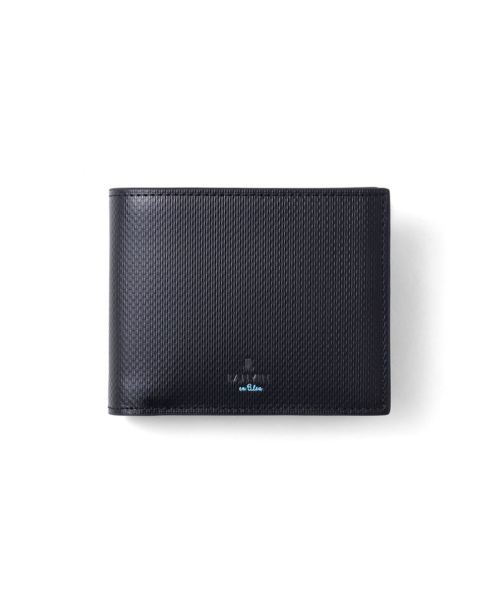 ランバン オン ブルー ワグラムII 二つ折り財布 中ベラ付き カード段7