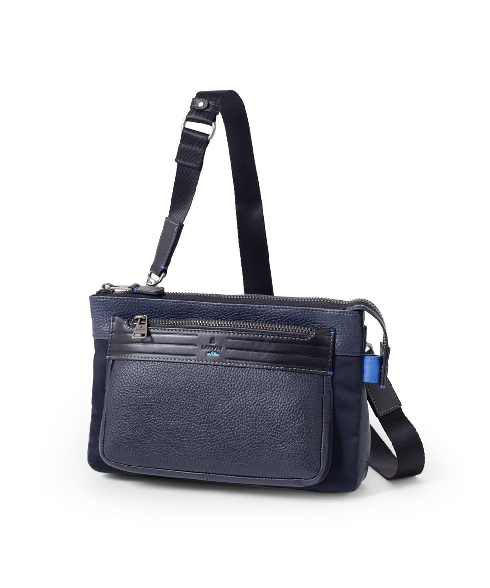 ランバン オン ブルー レイト クラッチ兼ショルダーバッグ